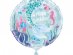 Mermaid Happy Birthday foil balloon 45cm