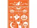Halloween στένσιλ για face painting