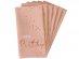 Eelgant napkins in blush color with rose gold foiled print for a birthday theme party