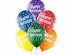 Happy Birthday πολύχρωμα τυπωμένα λάτεξ μπαλόνια για πάρτυ γενεθλίων 6τμχ