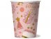 Happy Birthday rose confetti paper cups 8pcs
