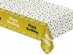 Happy Birthday gold foil tablecover