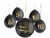 Happy New Year countdown printed latex balloons 5pcs