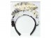 Happy New Year gold and silver headbands 4pcs