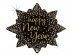 Happy New Year confetti burst super shape foil balloon 80cm