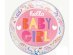 Hello Baby Girl bubble balloon 55,5cm