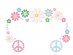 Face sticker jewelries with Hippie theme