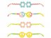 Hippie daisies funny paper glasses 4pcs
