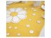 Table confetti in the shape of daisies with gold foiled edging