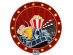 Hollywood large paper plates 6pcs