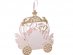 Princess carriage mini treat boxes with gold glitter 8pcs