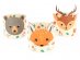 Forest animals napkin rings 6pcs