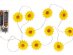 Sunflower light chain 160cm
