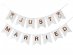 Just married white garland with rose gold letters 300cm