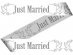 Just Married barricade tape 15m