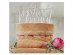 Just Married wooden cake topper