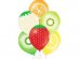 Καλοκαιρινά φρούτα λάτεξ μπαλόνια 6τμχ