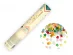 Party cannon with colorful stars confetti 20cm