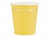 Ποτήρια χάρτινα σε κίτρινο χρώμα με χρυσοτυπία 8τμχ