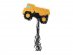Yellow truck pull pinata 40cm