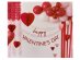 Heart shaped hanging decorative honeycombs for Valentine's Day