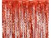 Red wavy foil curtain 100cm x 200cm