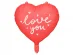 Κόκκινη καρδιά Love You foil μπαλόνι 45εκ