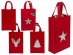 Τσόχινη κόκκινη τσάντα για τα Χριστούγεννα