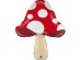 Red mushroom super shape balloon 66cm