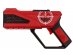 Red bubble gun with led light 25cm