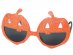 Orange pumpkins party glasses