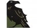 Crow shaped napkins 16pcs