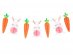 Bunnies and Carrots garland 100cm