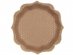 Craft paper plates with gold edging and dots 10pcs