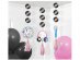 Hanging decorations for a disco theme party