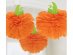 Pumpkin hanging fluffy decoration for Halloween party 3pcs