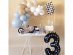 Expandable metallic white bar for the table and candy bar decoration