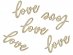 Love wooden confetti 18pcs