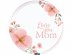 Love You Mom small paper plates 6pcs