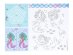 Mermaid magic activity placemats 6pcs