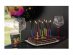 Cake Candles in black with neon colors