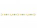 Daisy garland with honeycomb balls 246cm