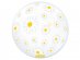 Daisies sphere clear balloon 50cm