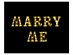 Marry Me διακοσμητικά λευκά γράμματα με Led φωτάκια