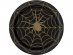 black-paper-plates-with-gold-spiderweb-print-for-halloween-or-spiderman-theme-party-70644