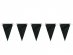 Black flag bunting with a piece of chalk 274cm