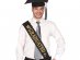 Μαύρη υφασμάτινη κορδέλα με χρυσό τύπωμα Graduated