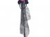 Black color headband with flowers and veil