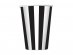 Large black and white paper cups, great for beers 6pcs
