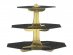 Black and gold 3tier cupcake stand